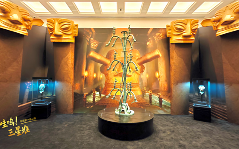 三星堆VR虛擬展廳的五大亮點！三星堆VR展意義