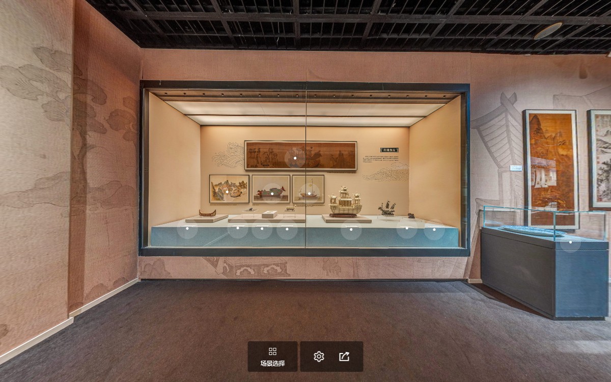 舟楫中國：中國古代舟船文化特展虛擬展廳的文化之舟船虛擬場(chǎng)景2
